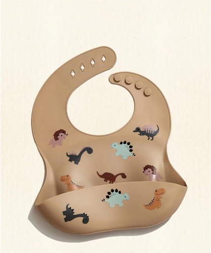 Silicone Bib with Food Catcher for Babies