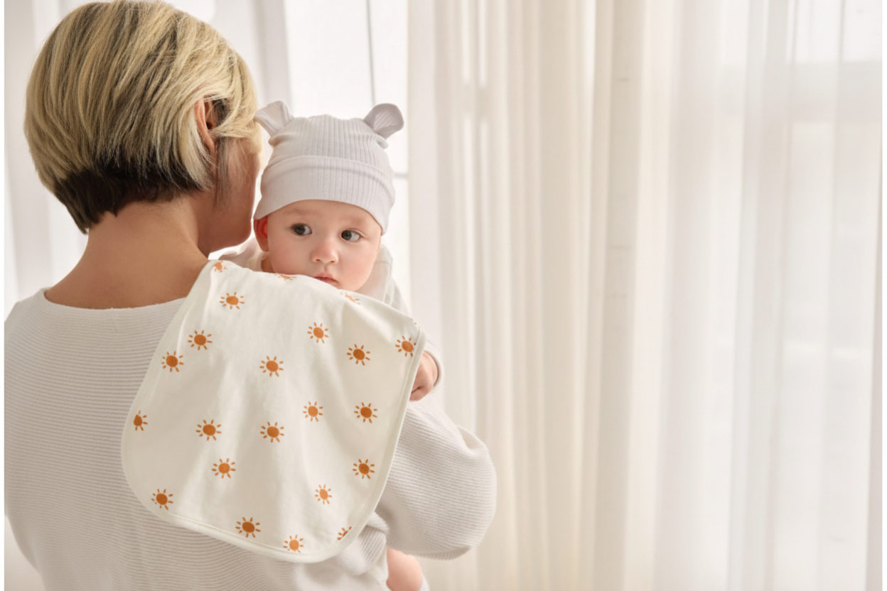 Baby Unisex Burp Cloths - Pack of 5