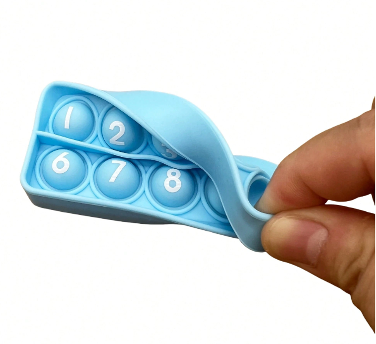 Number 1-10 Popper Fidggety Toy set of 6