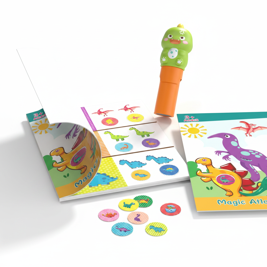 Kids Sticker Stamp Kit - 200 Stickers