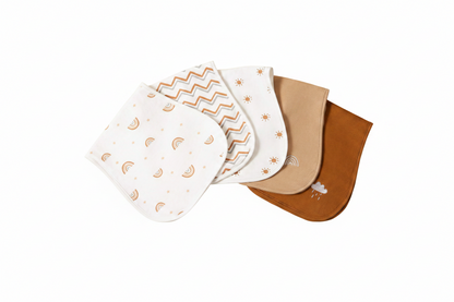 Baby Unisex Burp Cloths - Pack of 5