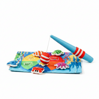 Fishing Toy - Plush Fish Set