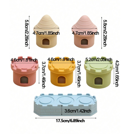 Castle Silicone Stacking Toy
