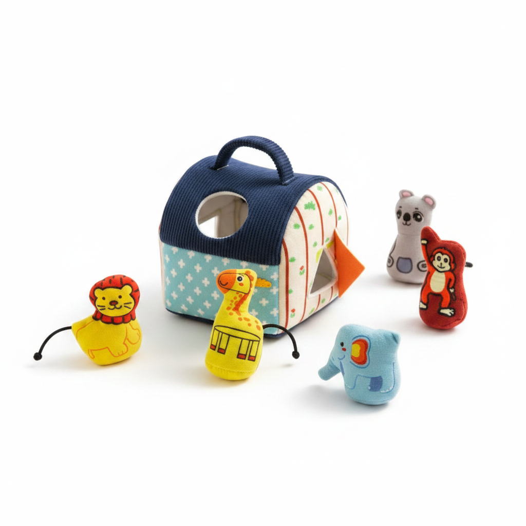 Surprise Barn with Stuffed Farm Animals