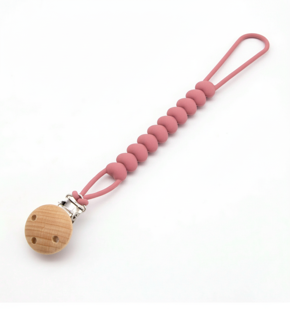 Premium Silicone Pacifier Clip