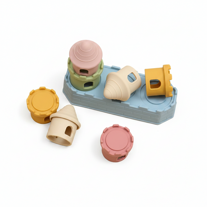 Castle Silicone Stacking Toy