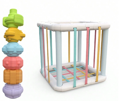 4-in-1 Baby Shape Sorting Educational Toy Box