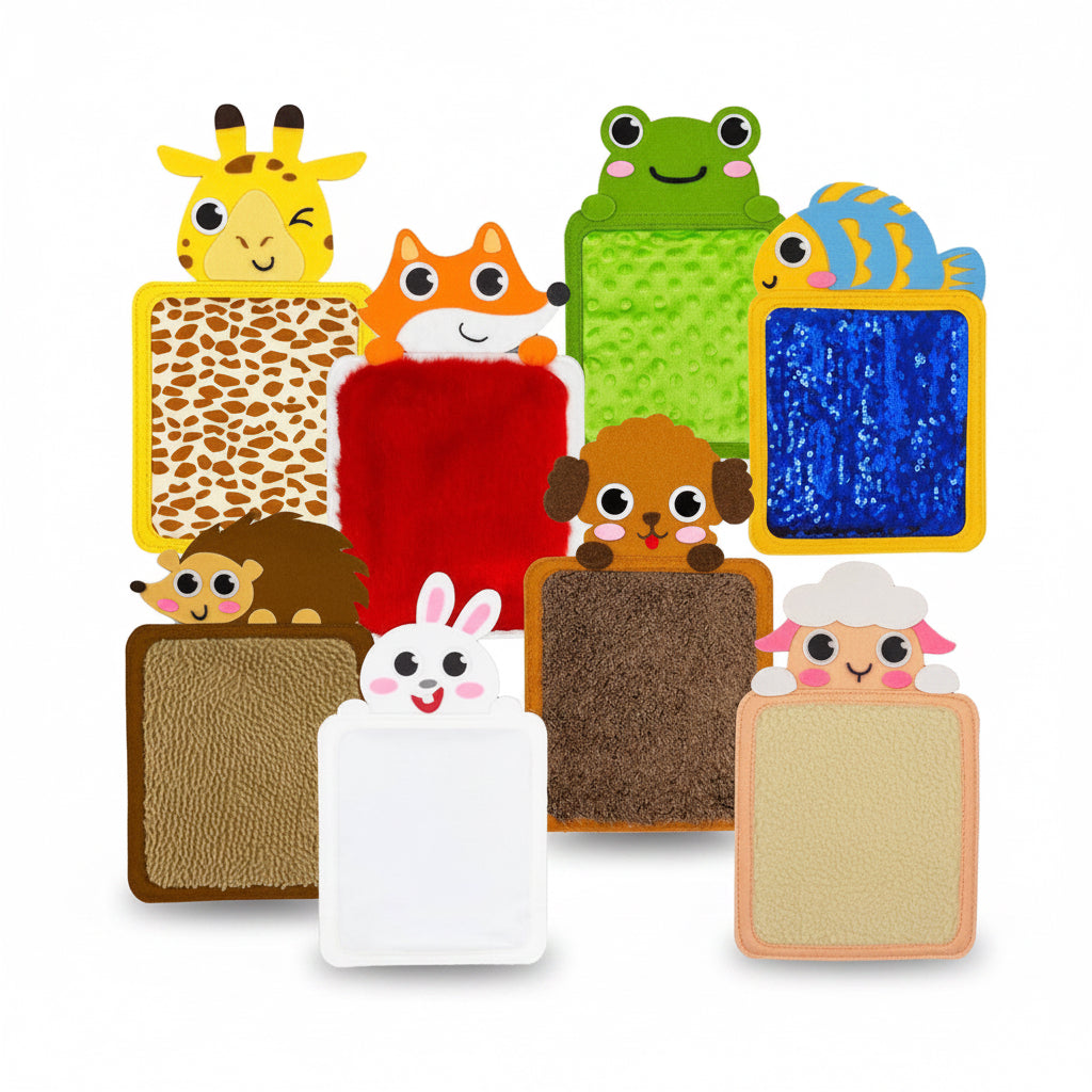Sensory Zoo Buddies: 8-Pack Sensory Mats for Kids