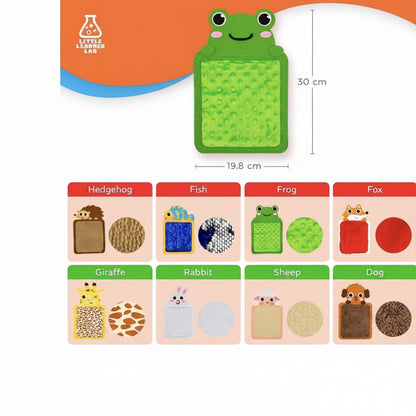 Sensory Zoo Buddies: 8-Pack Sensory Mats for Kids