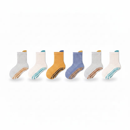 Non-Slip Baby Socks - Pack of 5 Pairs