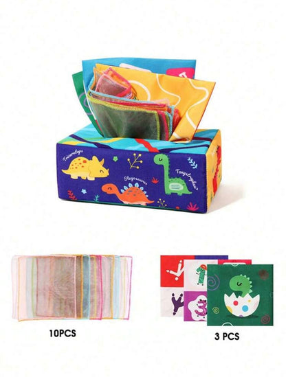 Montessori Sensory Tissue Box Toy for Babies