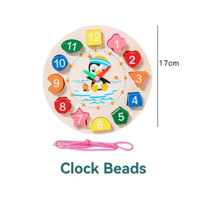 Montessori Wooden Toys Set Preschool Educational Learning Toys for Kids 7 Pieces