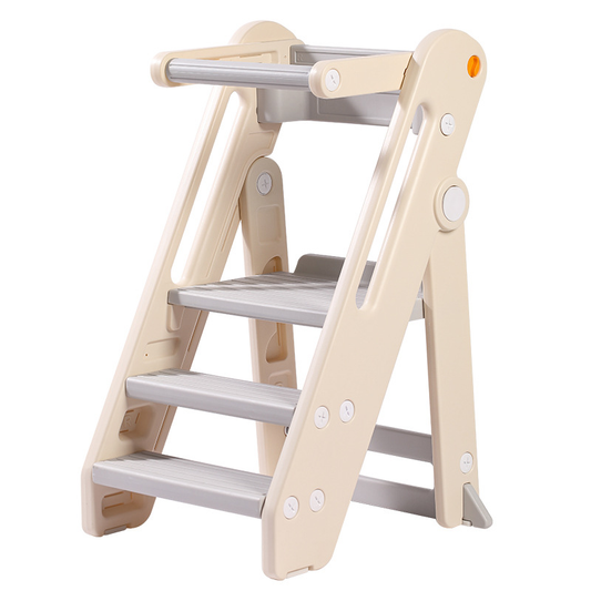 3 Adjustable Heights Montessori Toddler Standing Tower