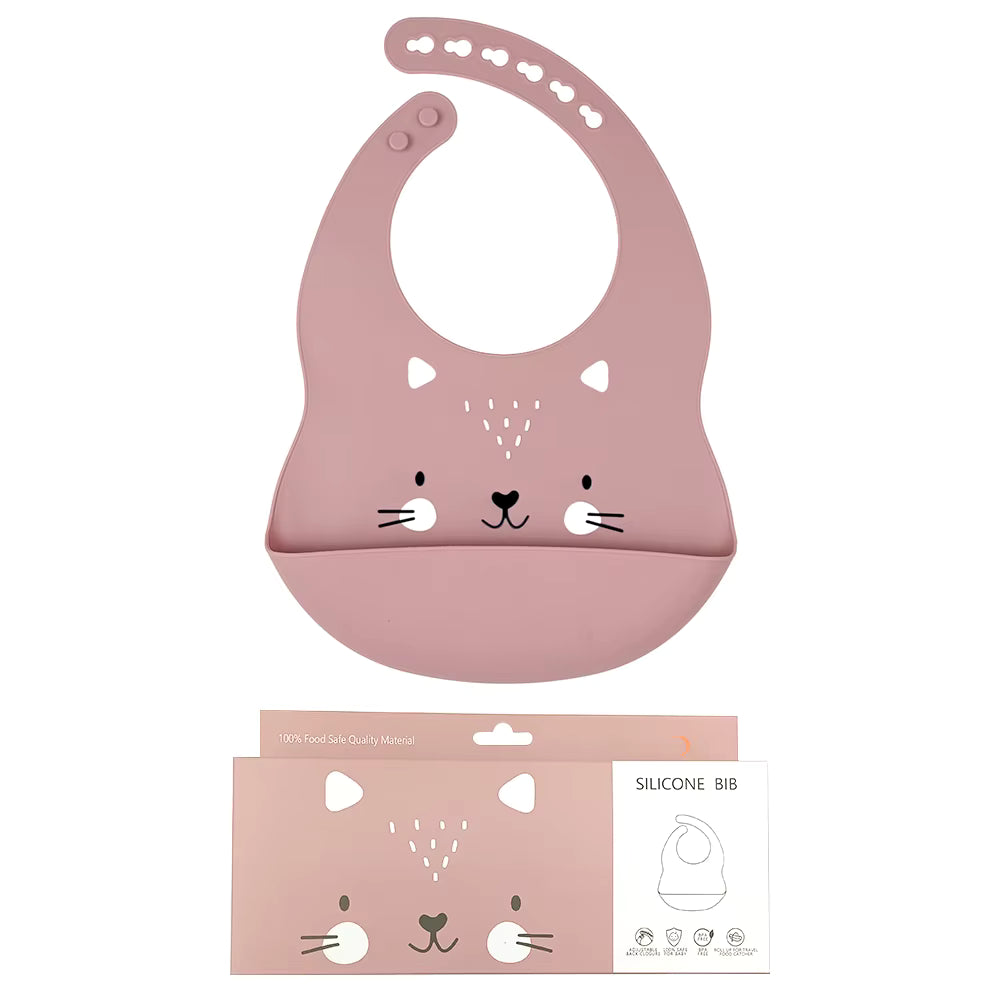 Cute Seal Silicone Baby Bib