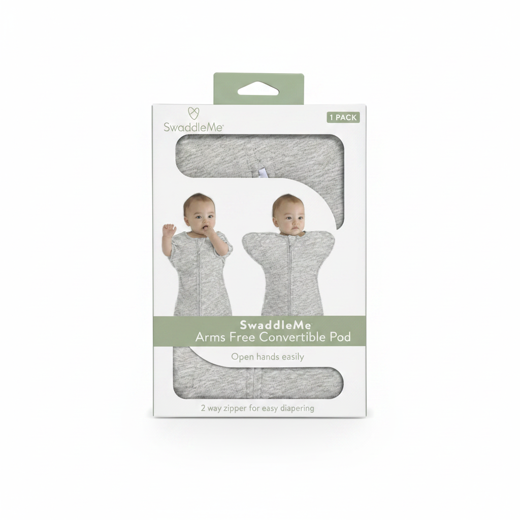 Swaddle Sack with 2 Way Zipper