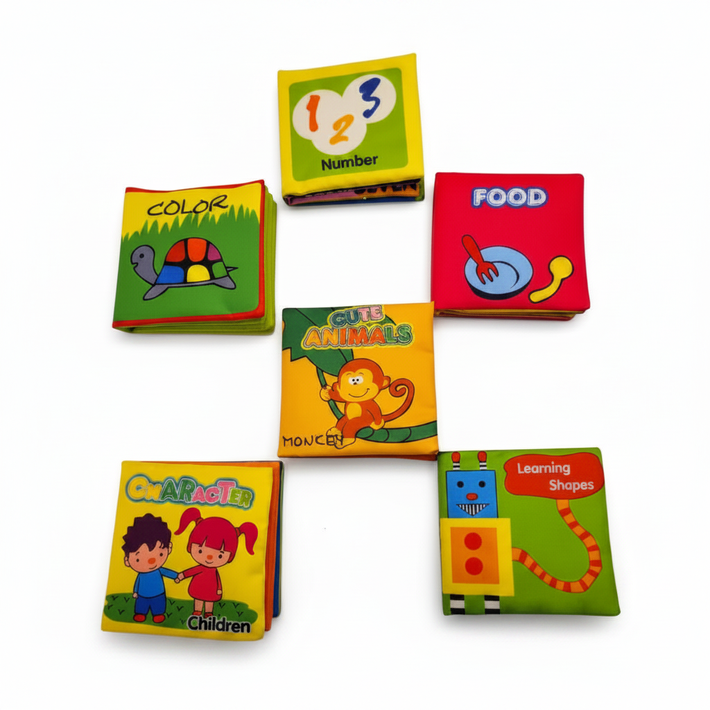 Set of 6 Soft Books