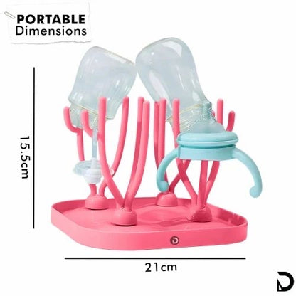Bottle Dryer Holder with Removable Drip Tray