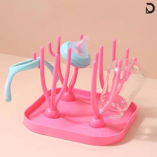 Bottle Dryer Holder with Removable Drip Tray