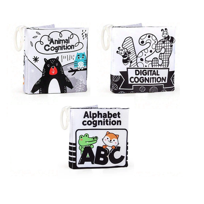 Black & White Baby Books – Soft Educational Set (Pack of 3)