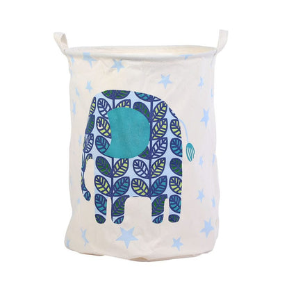 Foldable Cotton Linen Storage Basket