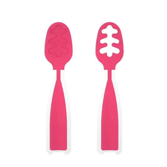 Baby Self-Feeding Spoons – Set of 2 Silicone