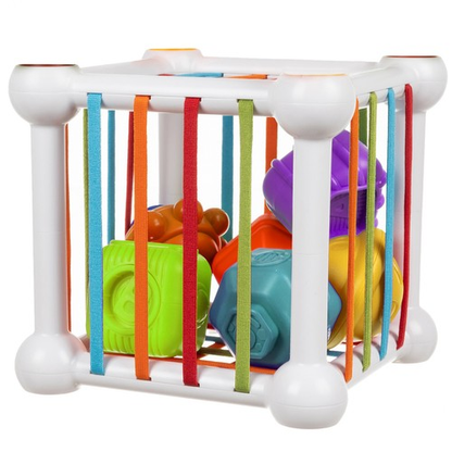Baby Shape Sorting Box product image showing safe and cute design for babies