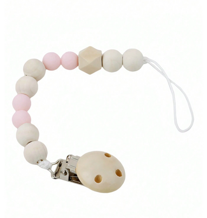 Wooden Pacifier Clip – Secure, Stylish & Baby-Safe