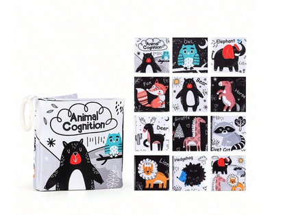 Black & White Baby Books – Soft Educational Set (Pack of 3)