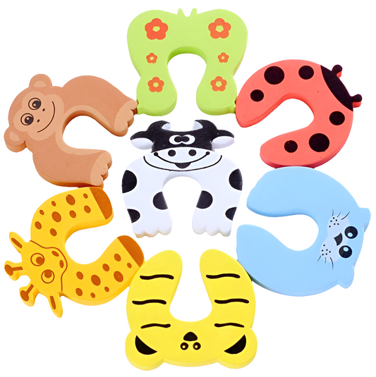Cartoon Animal Door Stopper Cushion (Pack of 5 Random Shapes)