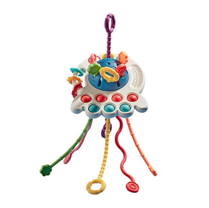 Montessori Pull String Sensory Toy for Babies