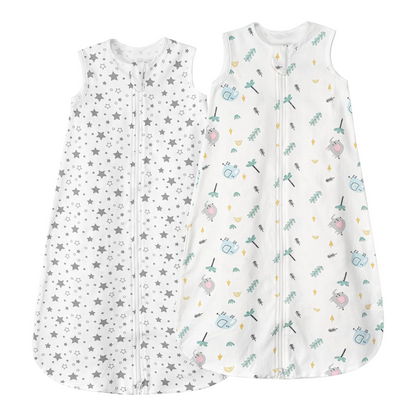 Summer Sleeping Bag (Pack of 2)  - 0.5 Tog product image showing safe and cute design for babies