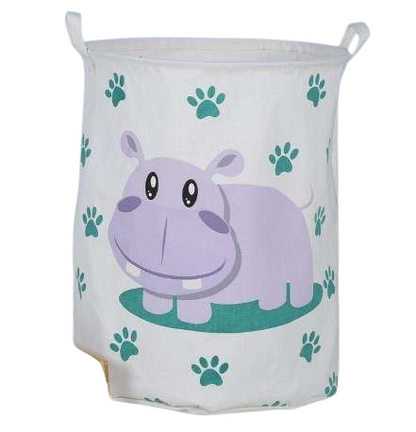 Foldable Cotton Linen Storage Basket