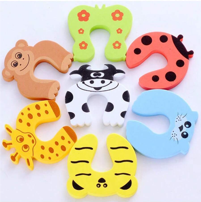 Cartoon Animal Door Stopper Cushion (Pack of 5 Random Shapes)