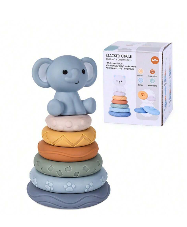7-Layer Baby Stacking Tower Sensory Toy